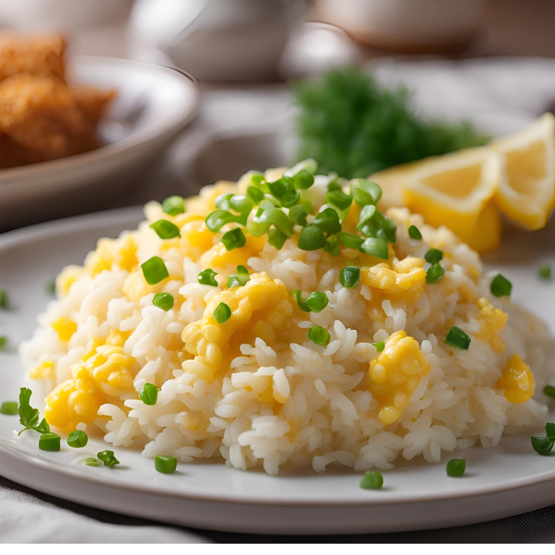Rice with eggs