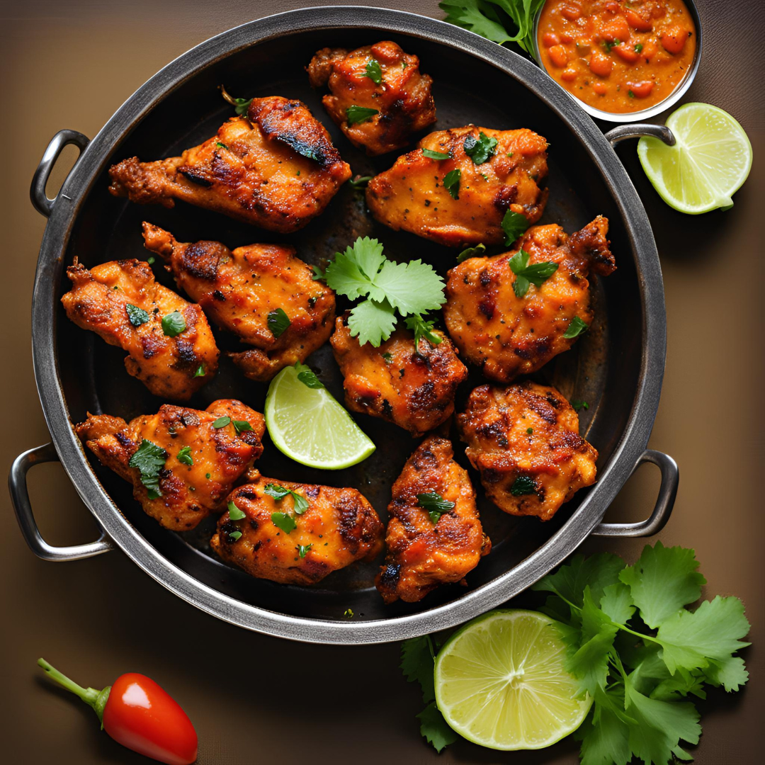 Achari pollo tikka