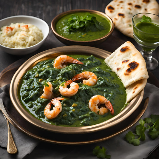 saag shrimp